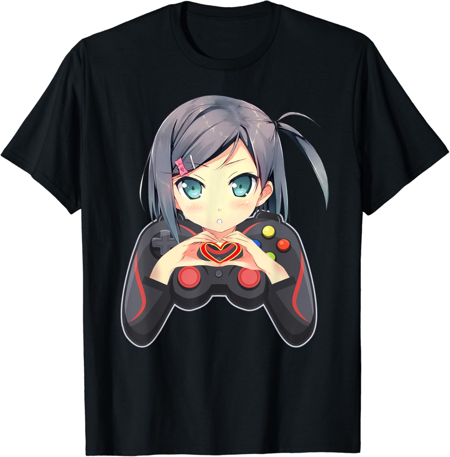 Just a girl who loves anime and video games valentines gift tshirt Just a girl who loves anime and video games valentines gift tshirt
